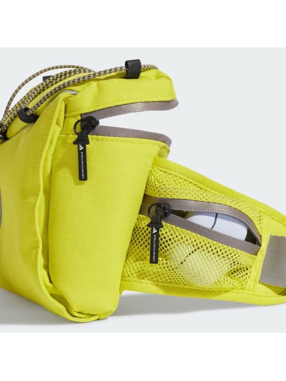 Adidas By Stella McCartney Fanny Pack Neon Yellow Crossbody Belt Bag - Picture 7 of 7